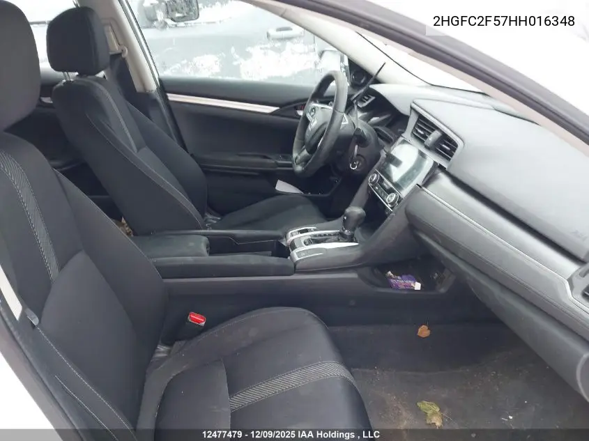 2HGFC2F57HH016348 2017 Honda Civic Lx