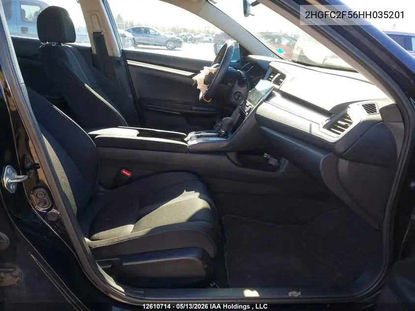 2HGFC2F56HH035201 2017 Honda Civic Lx