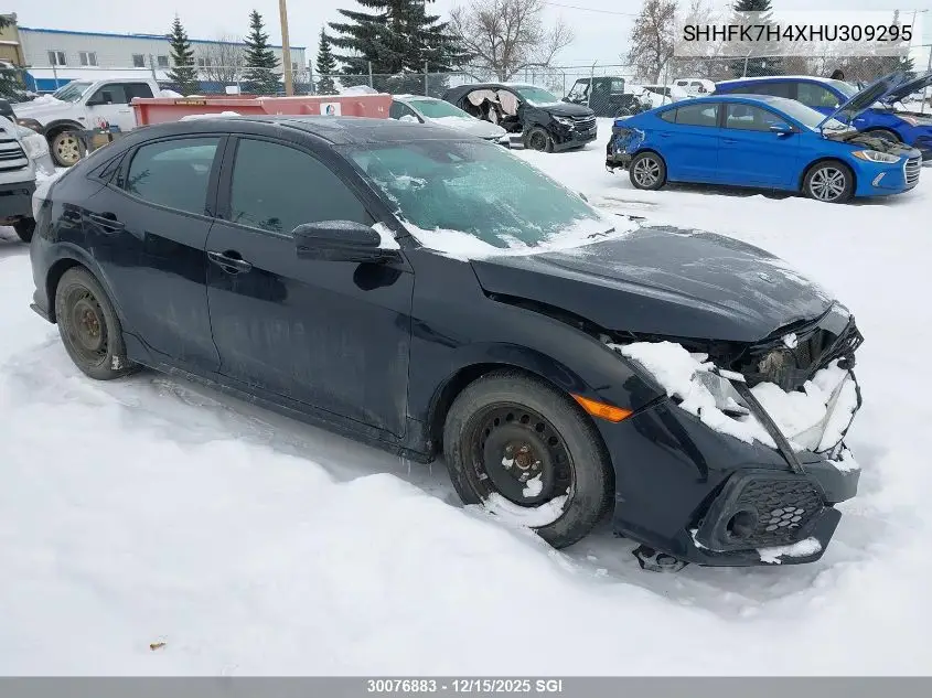 SHHFK7H4XHU309295 2017 Honda Civic Sport