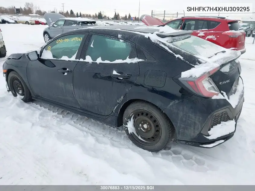 SHHFK7H4XHU309295 2017 Honda Civic Sport