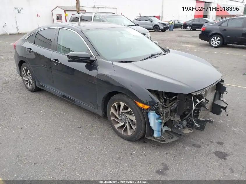 19XFC2F71HE018396 2017 Honda Civic Ex