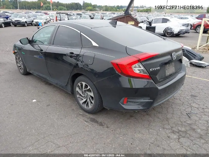 19XFC2F71HE018396 2017 Honda Civic Ex