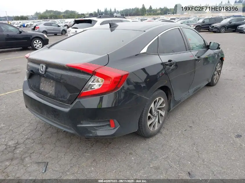 19XFC2F71HE018396 2017 Honda Civic Ex