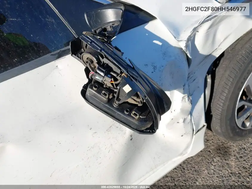 2HGFC2F80HH546977 2017 Honda Civic Ex
