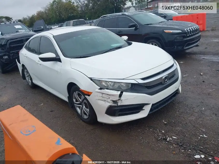 19XFC2F5XHE048060 2017 Honda Civic Lx