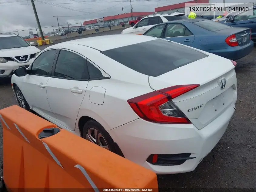 19XFC2F5XHE048060 2017 Honda Civic Lx