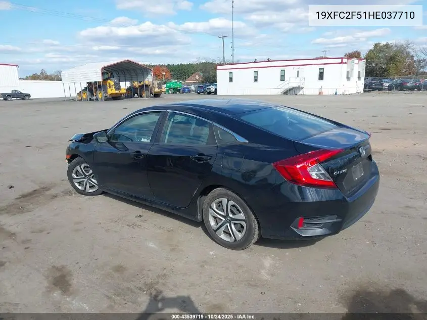 19XFC2F51HE037710 2017 Honda Civic Lx