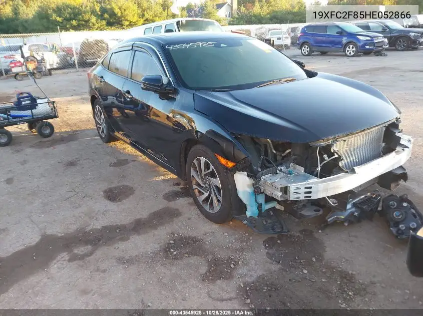 19XFC2F85HE052866 2017 Honda Civic Ex