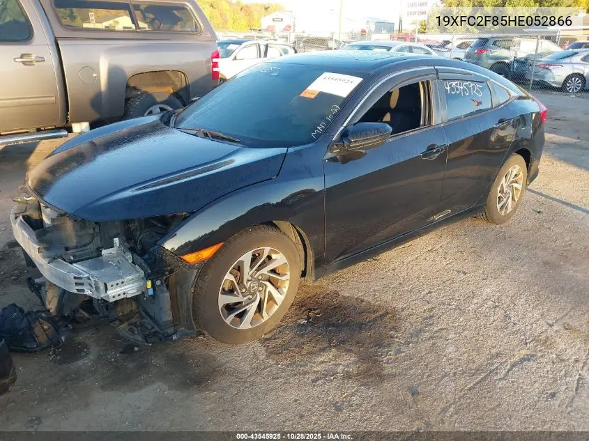 19XFC2F85HE052866 2017 Honda Civic Ex