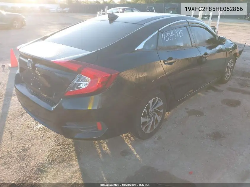 19XFC2F85HE052866 2017 Honda Civic Ex