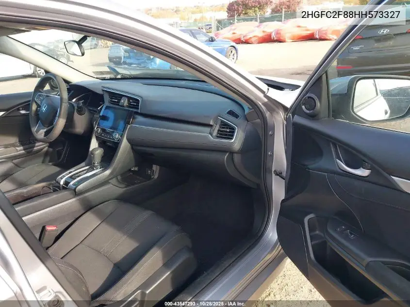 2HGFC2F88HH573327 2017 Honda Civic Ex