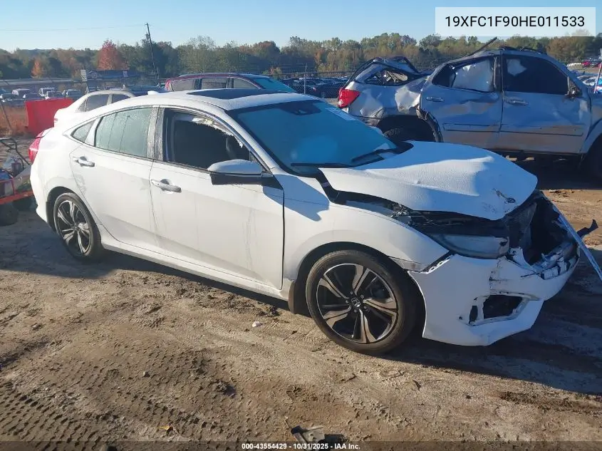 19XFC1F90HE011533 2017 Honda Civic Touring