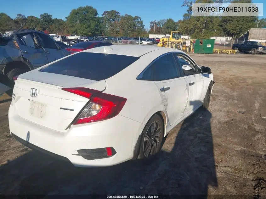 19XFC1F90HE011533 2017 Honda Civic Touring