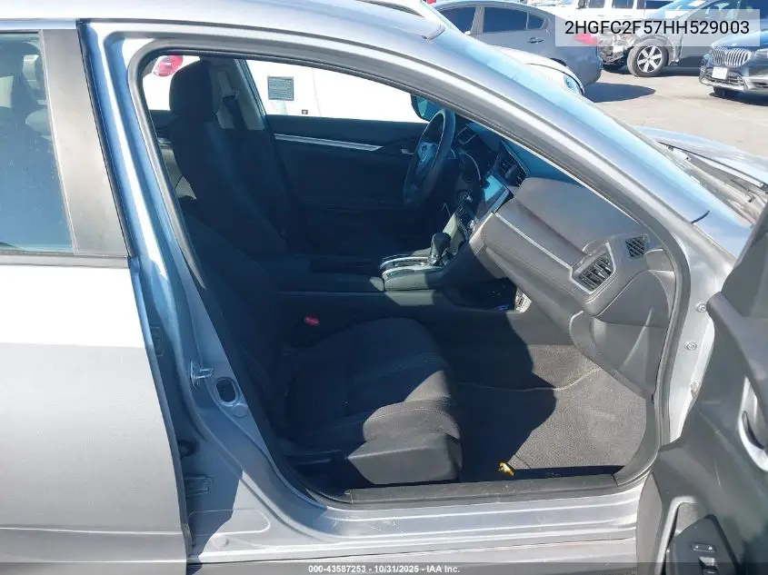 2HGFC2F57HH529003 2017 Honda Civic Lx