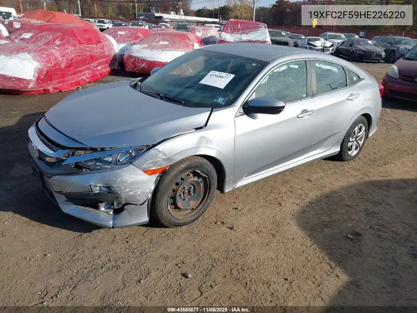 19XFC2F59HE226220 2017 Honda Civic Lx