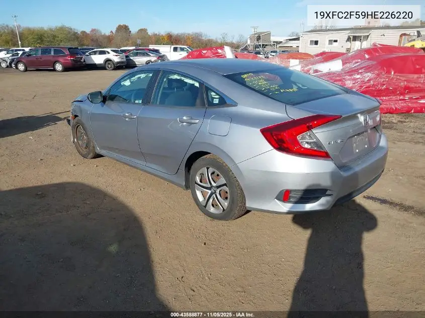 19XFC2F59HE226220 2017 Honda Civic Lx