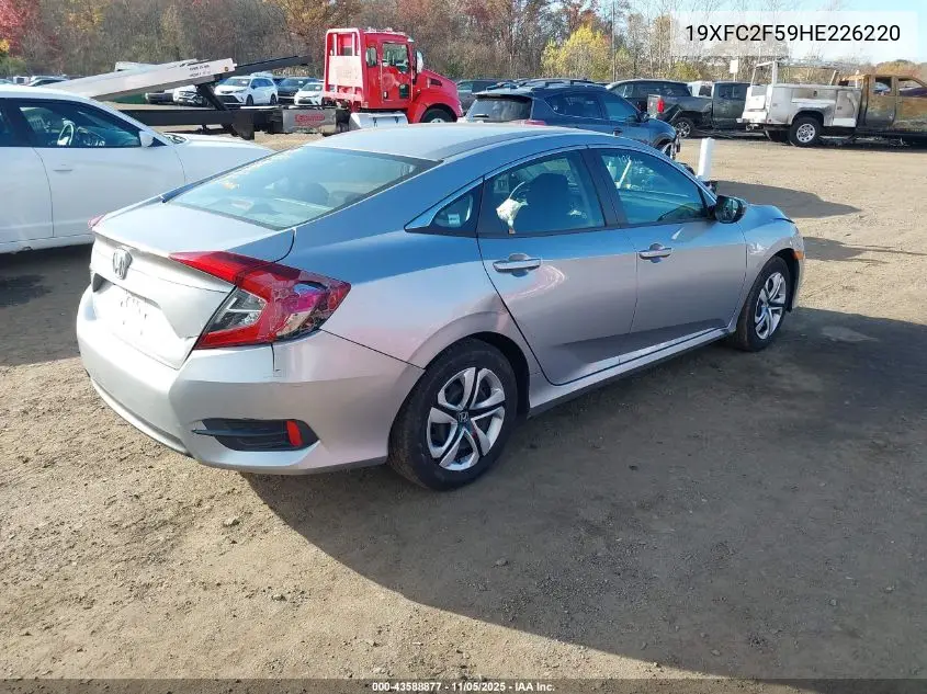 19XFC2F59HE226220 2017 Honda Civic Lx