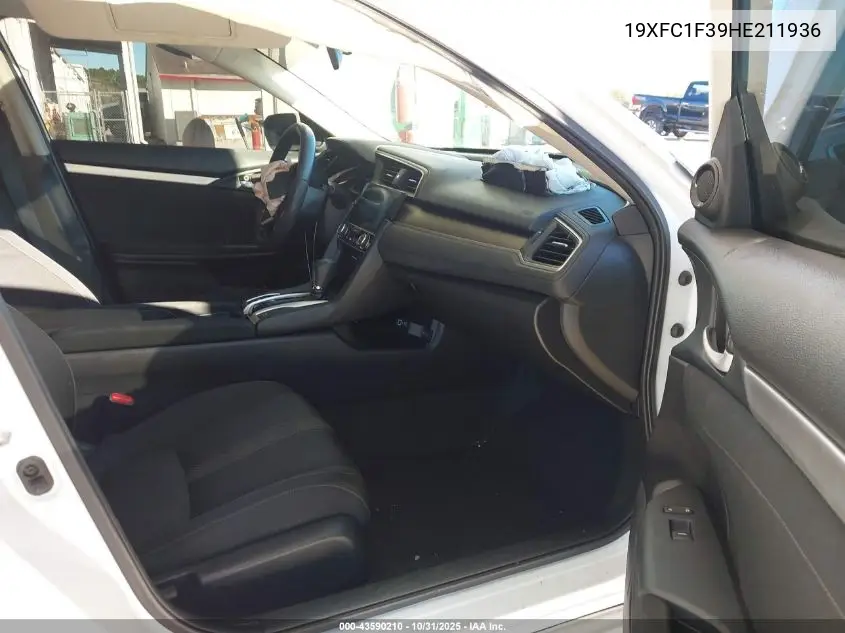 19XFC1F39HE211936 2017 Honda Civic Ex-T