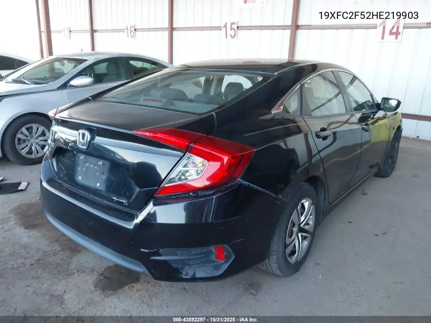 19XFC2F52HE219903 2017 Honda Civic Lx
