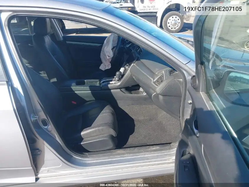 19XFC1F78HE207105 2017 Honda Civic Ex-L