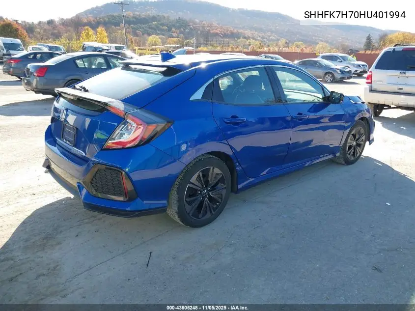 SHHFK7H70HU401994 2017 Honda Civic Ex-L