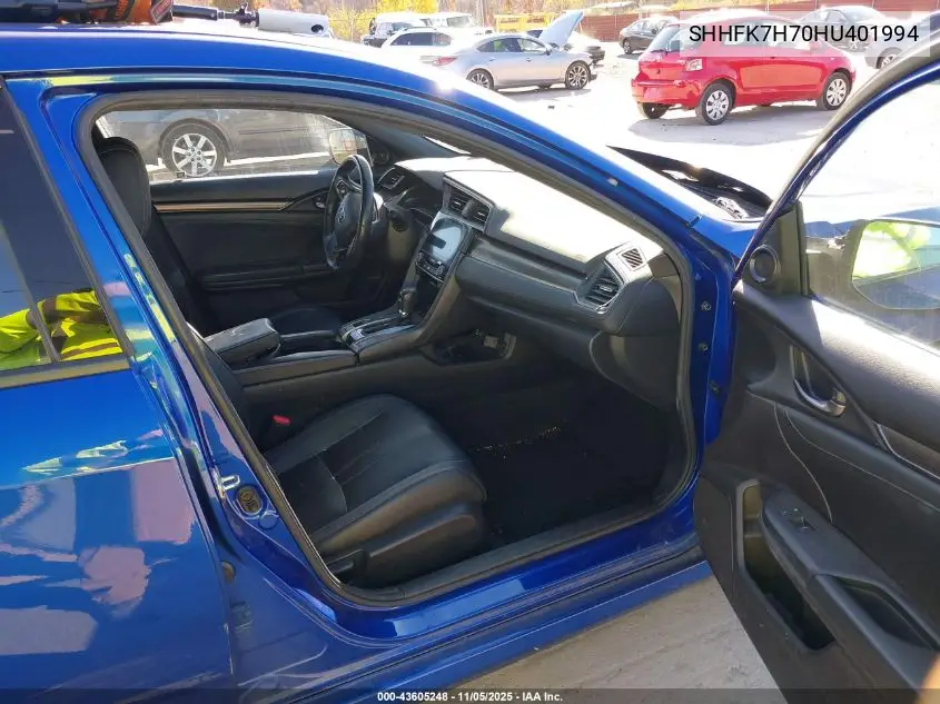 SHHFK7H70HU401994 2017 Honda Civic Ex-L