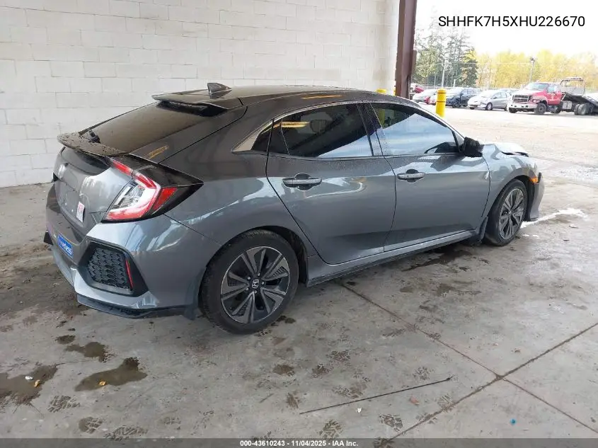 SHHFK7H5XHU226670 2017 Honda Civic Ex