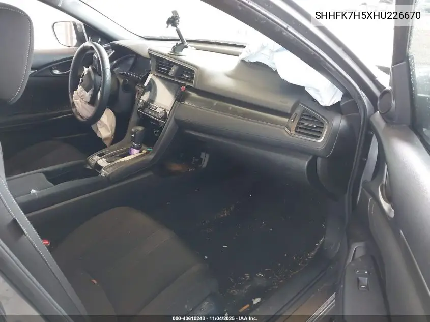 SHHFK7H5XHU226670 2017 Honda Civic Ex