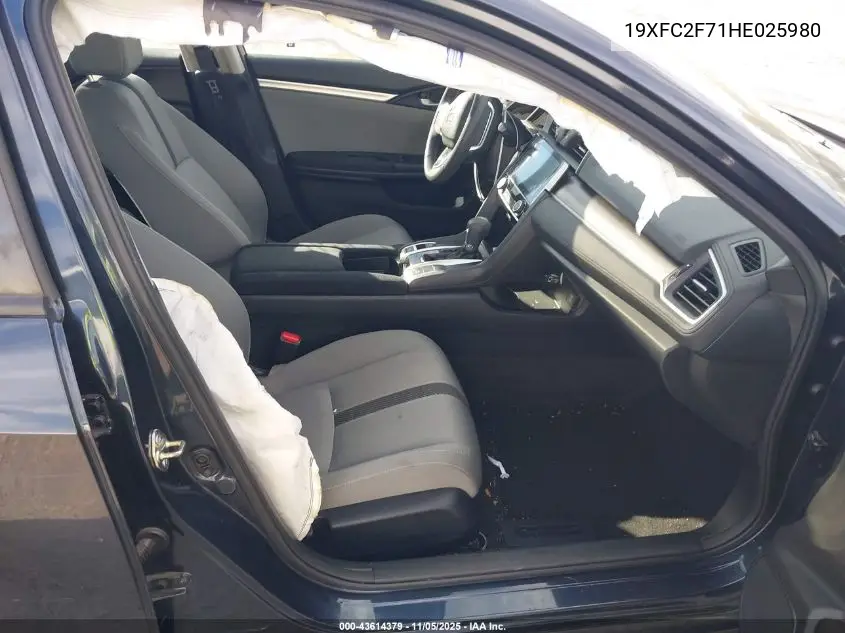 19XFC2F71HE025980 2017 Honda Civic Ex
