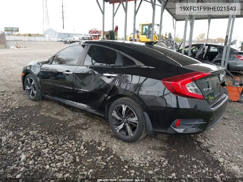 19XFC1F99HE021543 2017 Honda Civic Touring