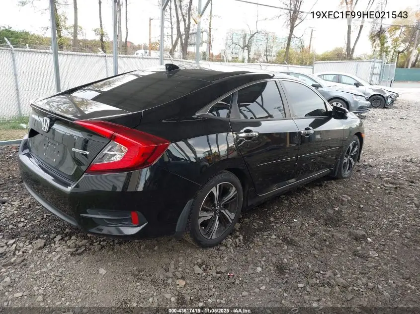 19XFC1F99HE021543 2017 Honda Civic Touring