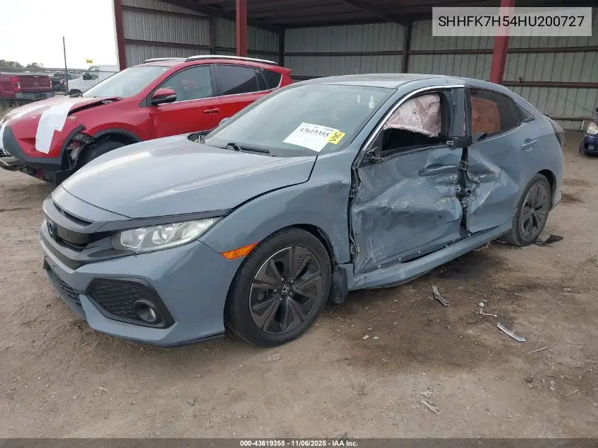 SHHFK7H54HU200727 2017 Honda Civic Ex