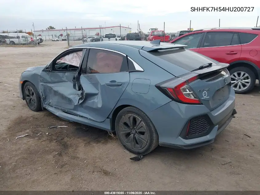 SHHFK7H54HU200727 2017 Honda Civic Ex