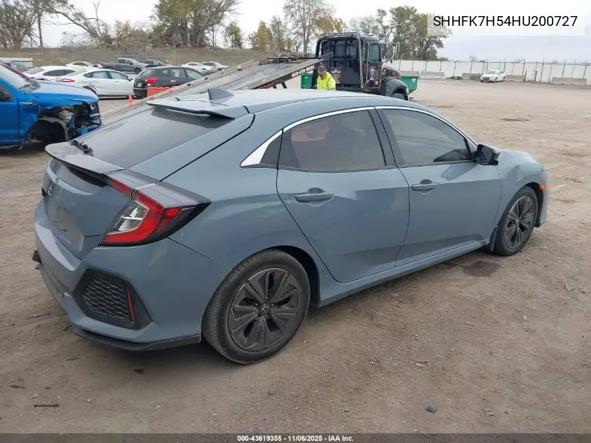 SHHFK7H54HU200727 2017 Honda Civic Ex
