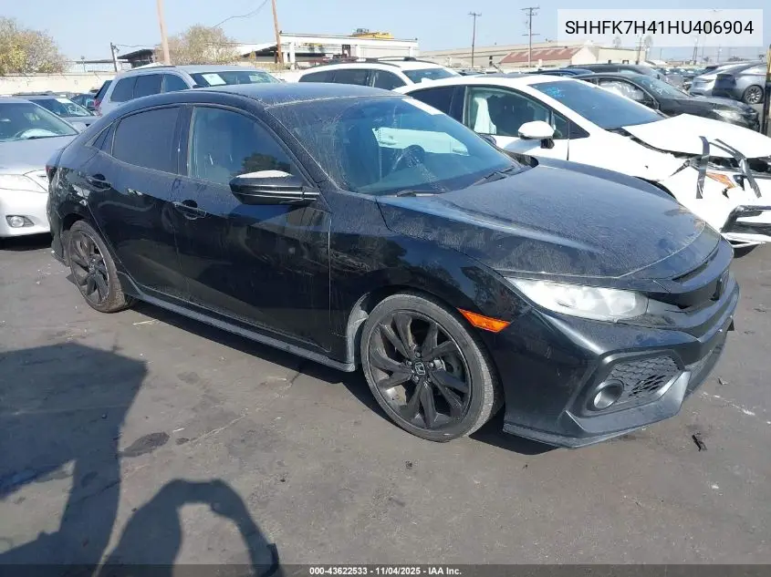 SHHFK7H41HU406904 2017 Honda Civic Sport