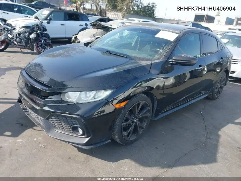 SHHFK7H41HU406904 2017 Honda Civic Sport
