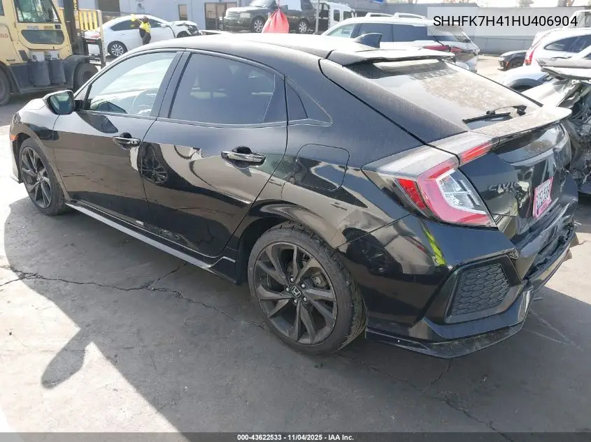 SHHFK7H41HU406904 2017 Honda Civic Sport