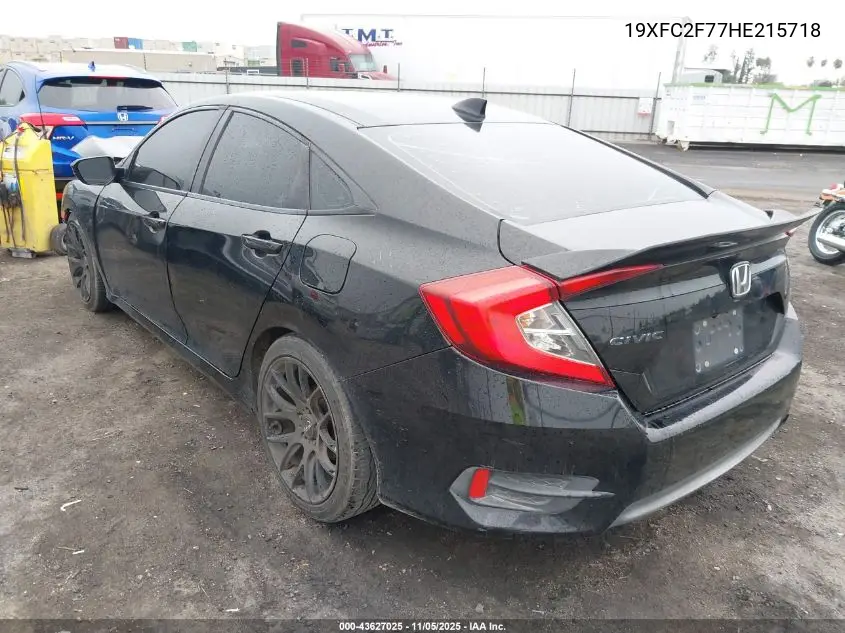 19XFC2F77HE215718 2017 Honda Civic Ex