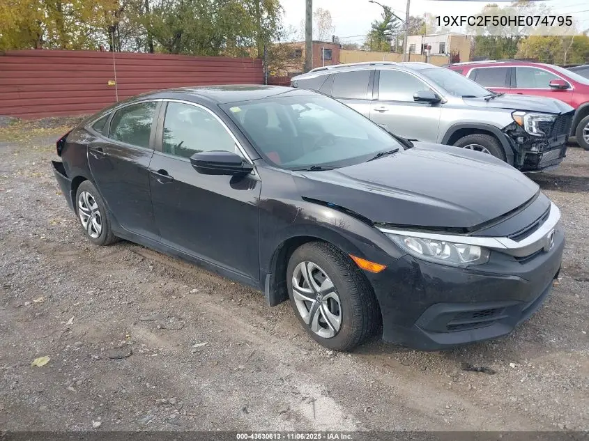 19XFC2F50HE074795 2017 Honda Civic Lx