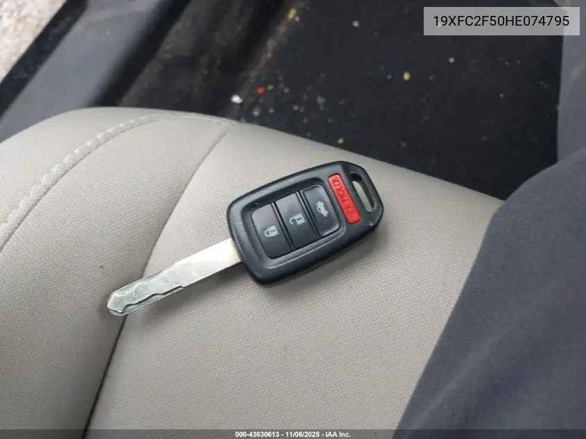 19XFC2F50HE074795 2017 Honda Civic Lx