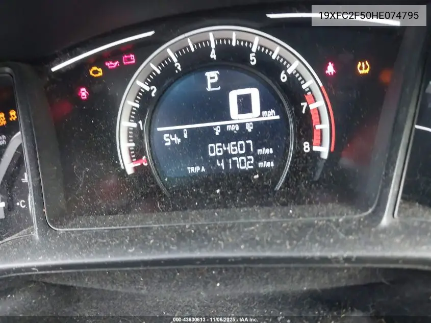 19XFC2F50HE074795 2017 Honda Civic Lx