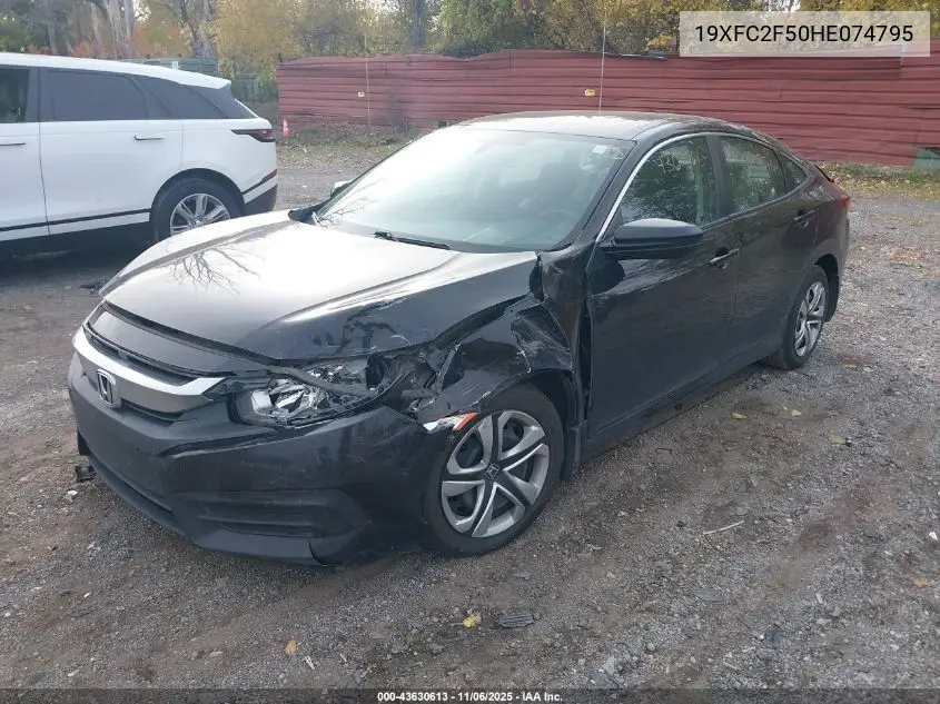 19XFC2F50HE074795 2017 Honda Civic Lx