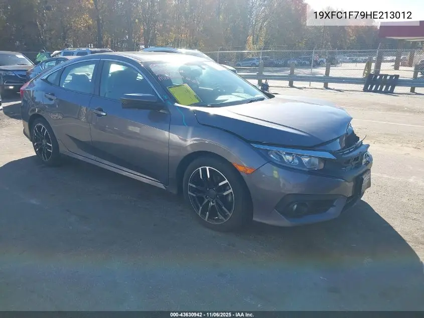 19XFC1F79HE213012 2017 Honda Civic Ex-L