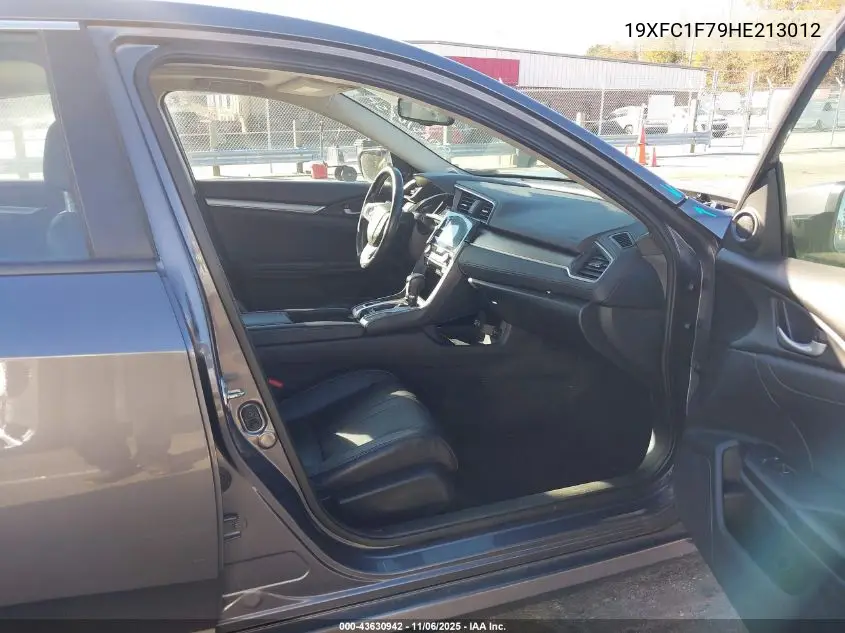 19XFC1F79HE213012 2017 Honda Civic Ex-L