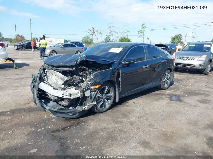 19XFC1F94HE031039 2017 Honda Civic Touring