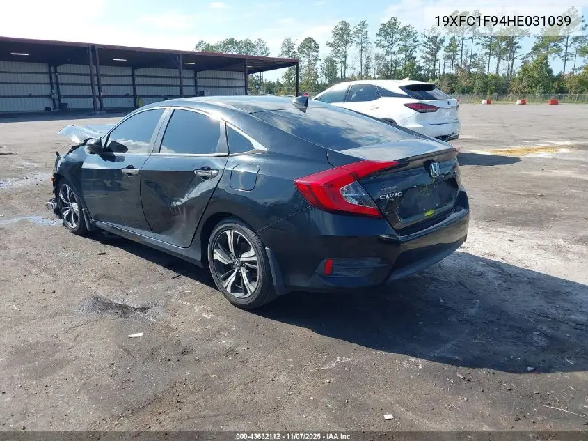 19XFC1F94HE031039 2017 Honda Civic Touring