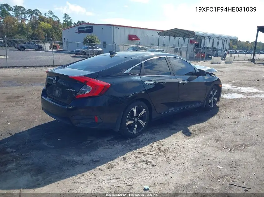 19XFC1F94HE031039 2017 Honda Civic Touring