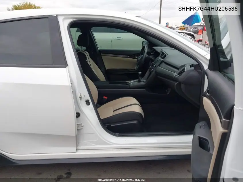 SHHFK7G44HU206536 2017 Honda Civic Sport