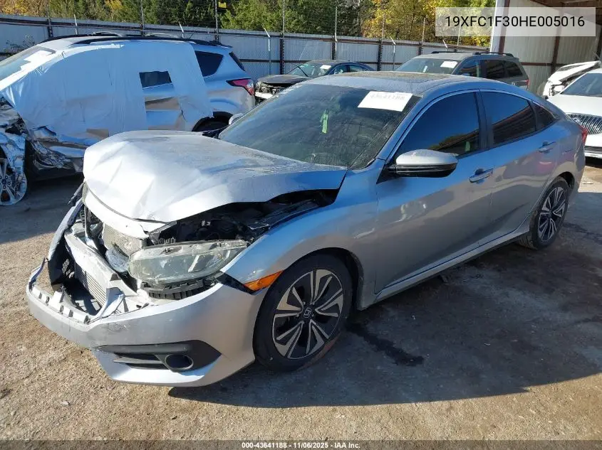 19XFC1F30HE005016 2017 Honda Civic Ex-T