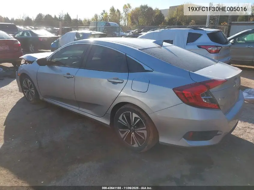 19XFC1F30HE005016 2017 Honda Civic Ex-T